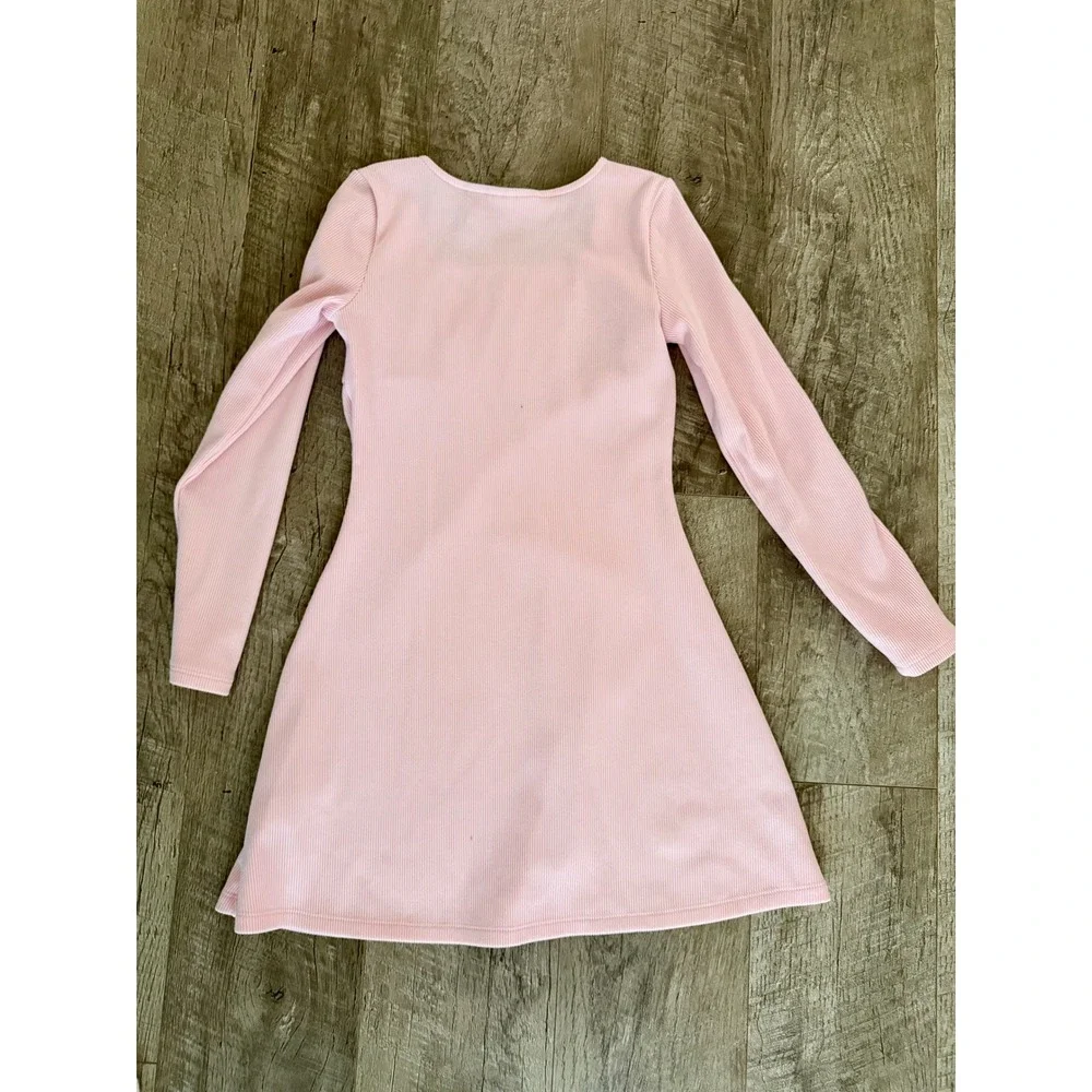 The Children's Place Girls Pink Rib Shift Dress Size M 7/8